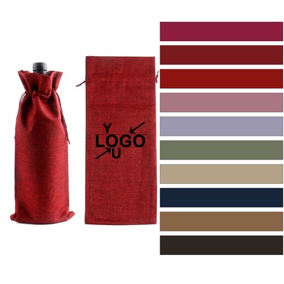 Drawstring Wine Bag