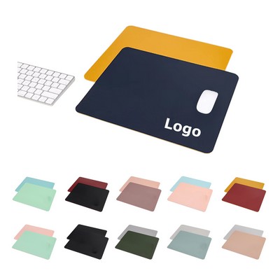 Double Sided Leather Mouse Pad