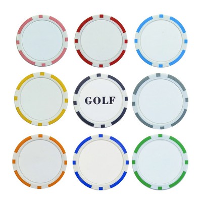 Poker Chip Golf Ball Marker