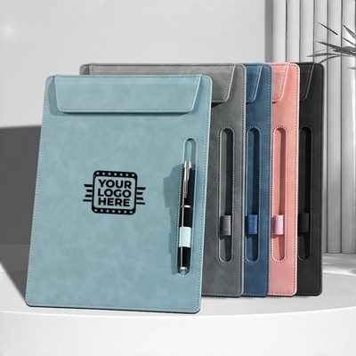 Polypropylene Magnetic Clipboard With Pen Holder