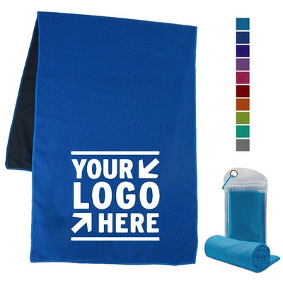 Cooling Towel in Water Resistant Pouch