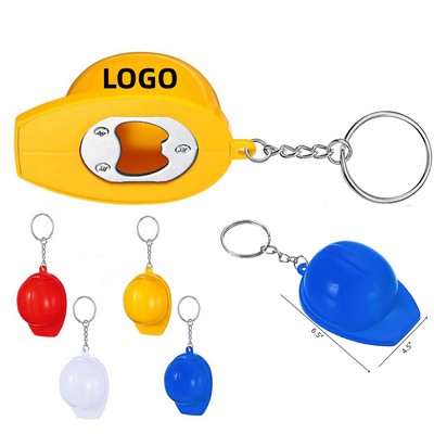 Helmet Bottle Opener Keychain