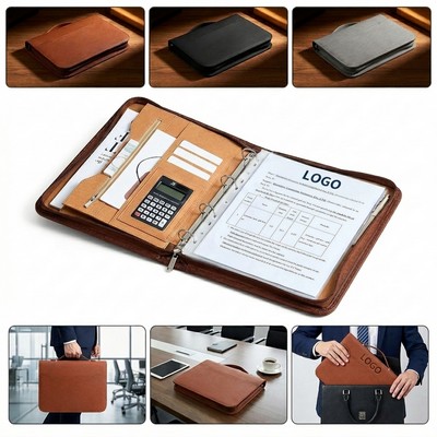 Zippered Padfolio Binder