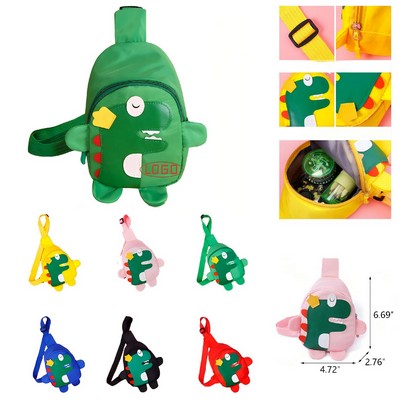 Kids' Cute Dinosaur Cartoon Crossbody Chest Bag