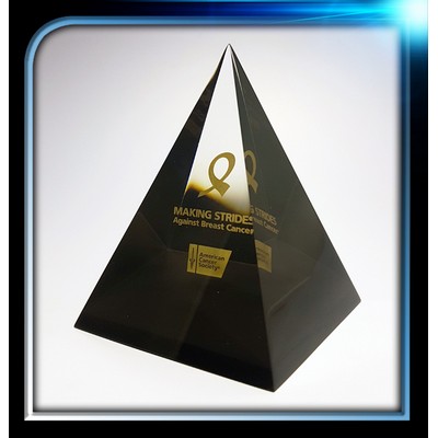 Lucite 4 Sided Pyramid Award (3 1/4"x3 1/4"x4 1/2")