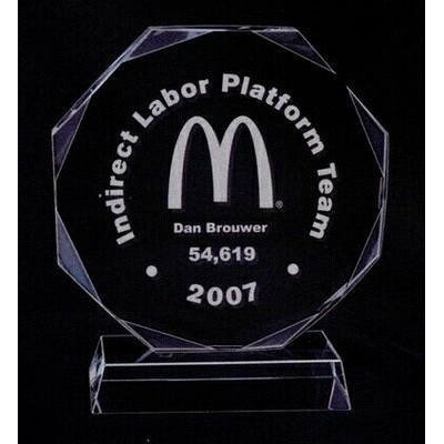 Omni Crystal Award - 5"x5"