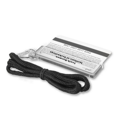 Easy Slide ID Holder w/Lanyard