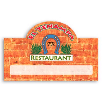 Full Color 50 Mil Name Badge (2"X3.125") Rectangle W/Bump - No Personalization