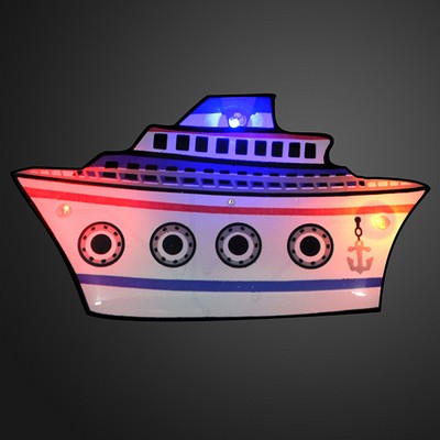 Cruise Ship Flashing Pin Blinkies - BLANK
