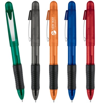 2-in-1 Trendy Translucent Ballpoint/ Mechanical Set