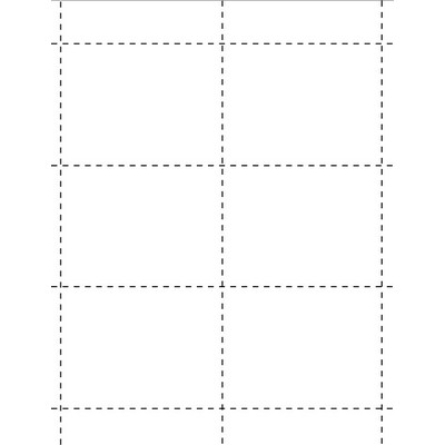 Badge Holder Blank Inserts (3"X4")