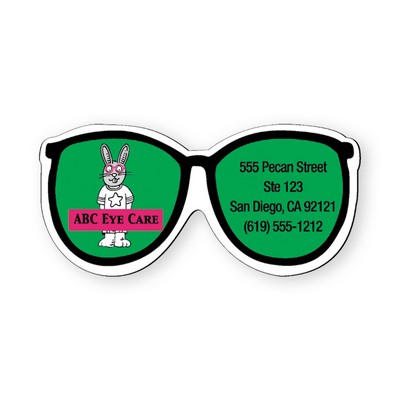 Eye Glasses Stock Shape Vinyl Magnet - 30mil
