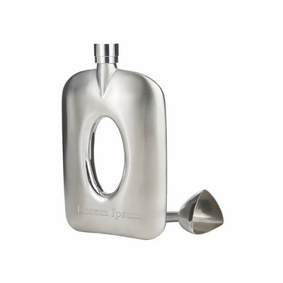 4 Oz. Oval-Grip Pocket Flask Set