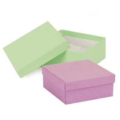 Kraft Color Jewelry Box (3 1/2" x 3 1/2" x 1 1/2")