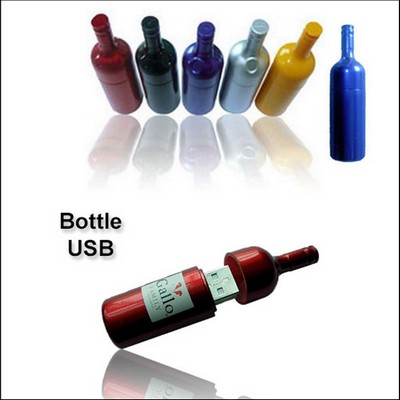 Wine Bottle Flash Drive - 128 MB Memory