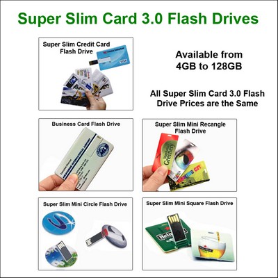 Credit Card Flash Drive 3.0- 32 GB Memory