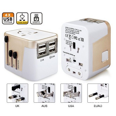 Promotek iBank® World Travel Adapter for 150 countries
