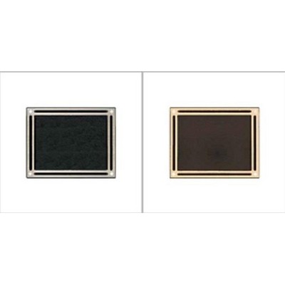 8 X 10 CAST ALUMINUM PLAQUE Black