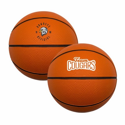 5" Mini Rubber Basketball