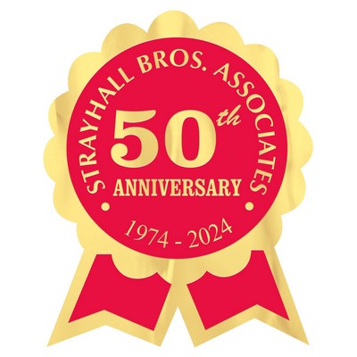 Occasion Roll Label | Seal w/Ribbons | 1 5/16" x 1 9/16" | Foil Papers