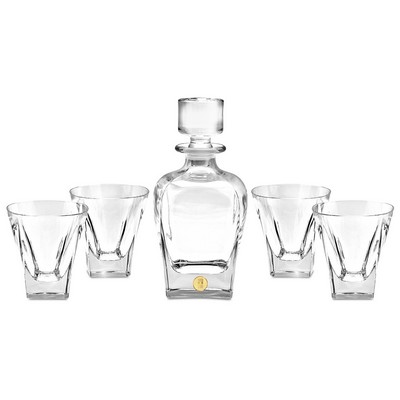 Bar Set W/ Gold Medallion