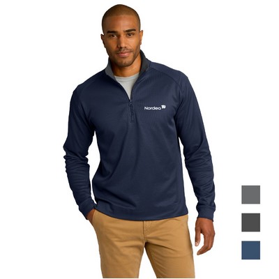 Port Authority Vertical Texture 1/4-Zip Pullover