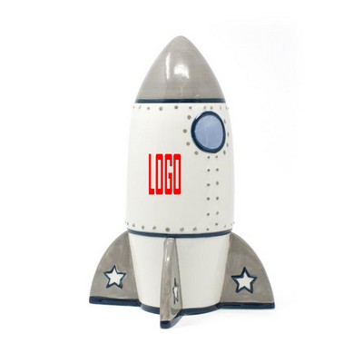 Ceramic Rocket Bank