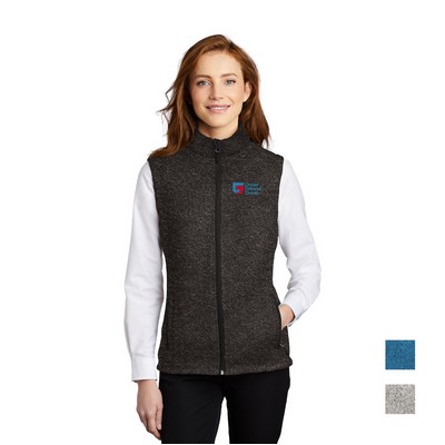 Port Authority ® Women's Sweater Fleece Vest