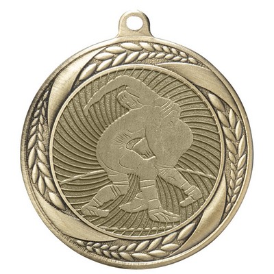 Laurel Wreath Wrestling Medal