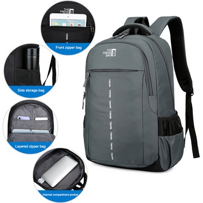 Front Zipper Pocket Business Laptop Backpack, 15.6-Inch Laptop/Tablet, Lightweight