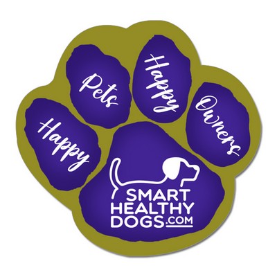 Magnet - Paw Shape (3.25x3.125) - 30 Mil