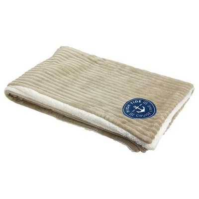 Fireside Sherpa & Flannel Blanket
