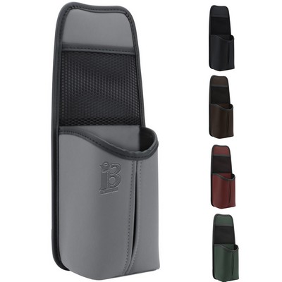 PU Leather Car Side Hanging Tissue Bag