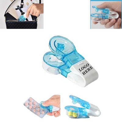 Pocket Pill Box With Dispenser