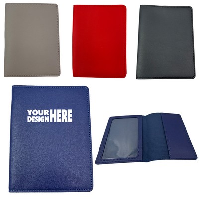 PU Leather Card Holder Passport Case