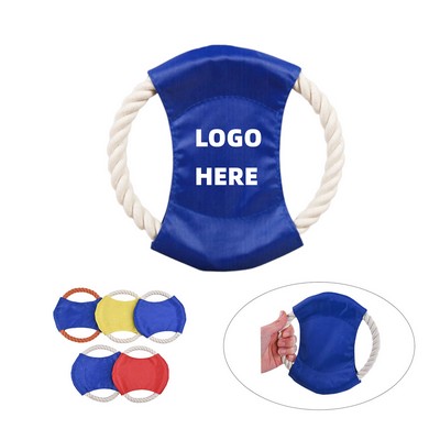 Dog Toys Flying Disc Rope