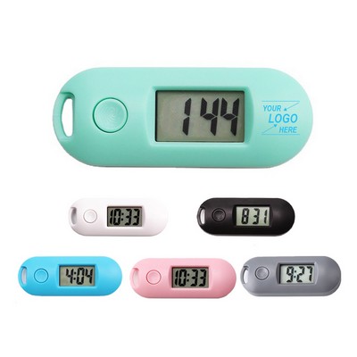 Portable Capsule Keychain Digital Clock