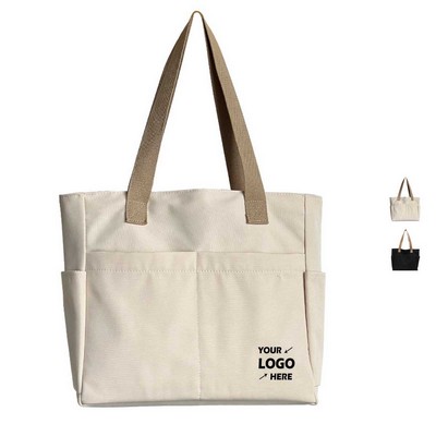 Women's Handheld One Shoulder Canvas Bag