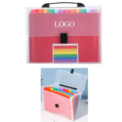 13 Pocket Accordion Expanding File Folder
