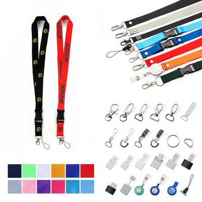 Custom Badge Polyester Lanyards