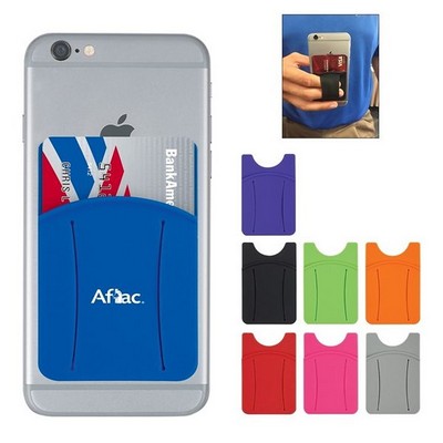 Silicone Phone Wallet With Finger Slot