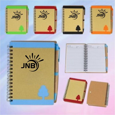 Notepad with Hollow Design and Matching Pen