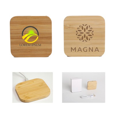 Bamboo Magnetic Wireless Charger