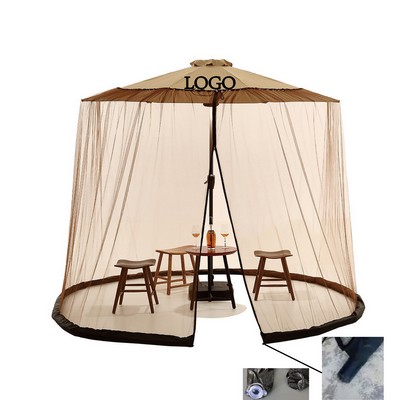 Sun Protection Umbrella With Mosquito Net