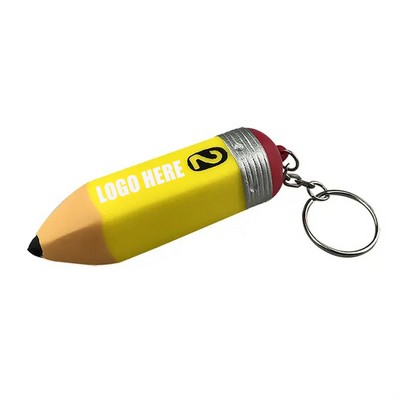 Pencil Stress Reliever Keychain