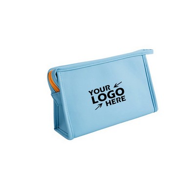 PU Leather Cosmetic Toiletry Bag