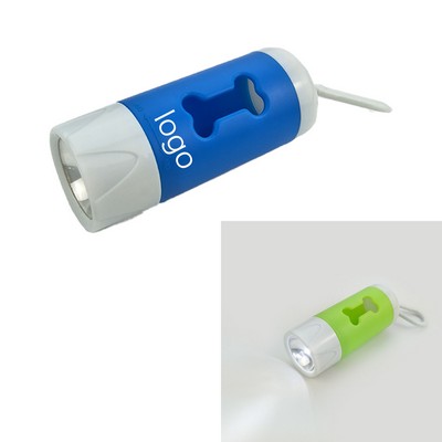 Waste Bag Dispenser For Pets With LED