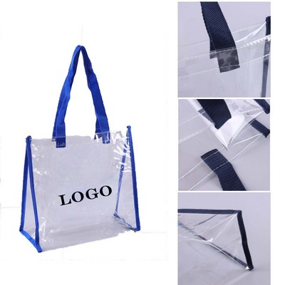 Pvc Transparent Shopping Tote Bag