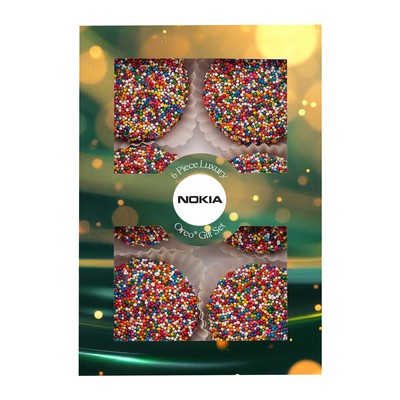 Luxury Chocolate Oreo® Gift Sets - 6 Piece - Rainbow Nonpareils