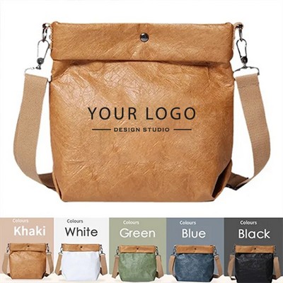 Eco-friendly Tyvek Paper Crossbody Bag